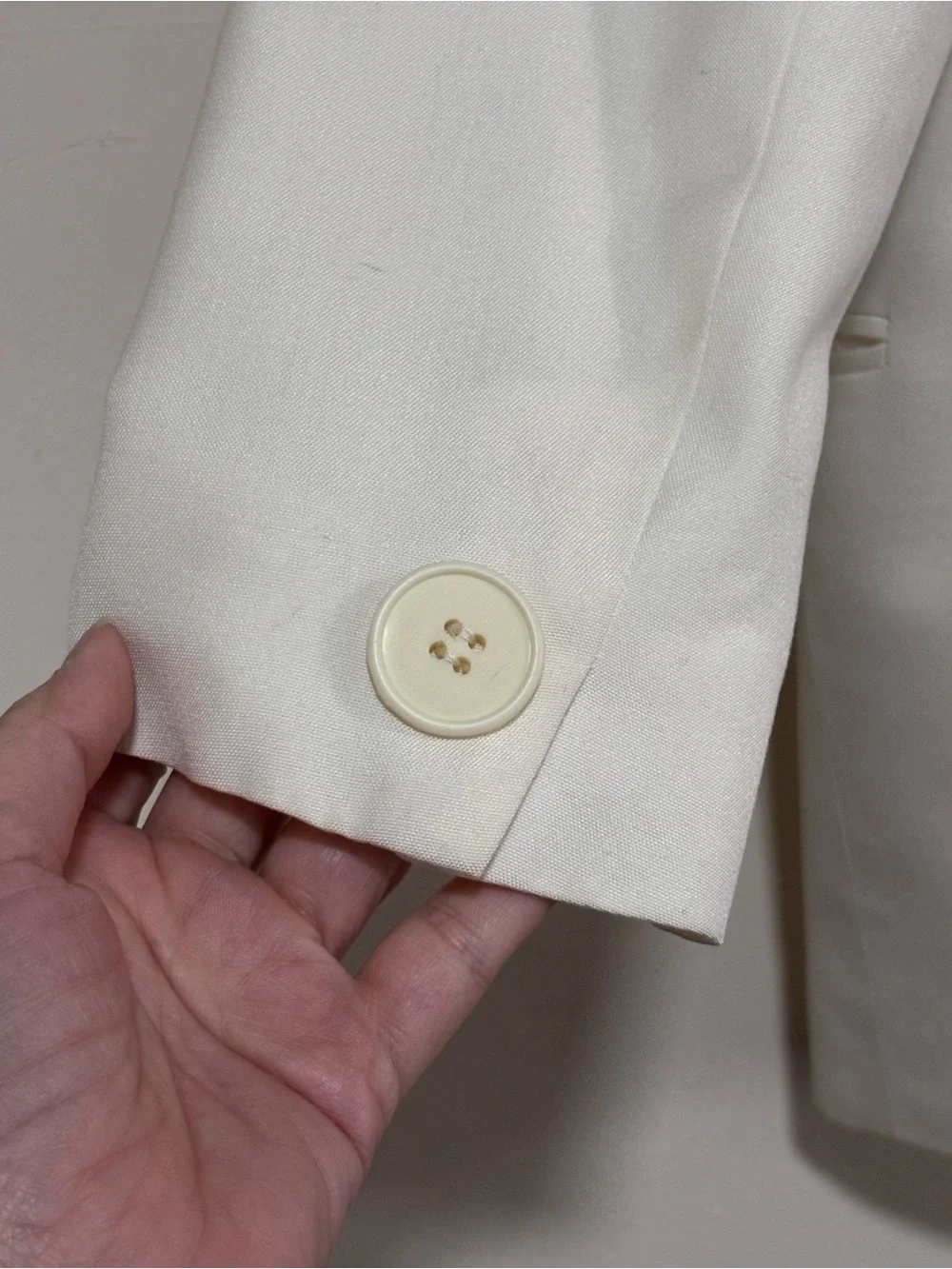 Christina Dior Vintage Ivory Double-Breasted Women’s Blazer size 10 made in USA